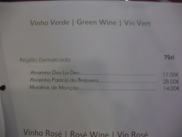 Зеленое вино, Виньюш Вердеш