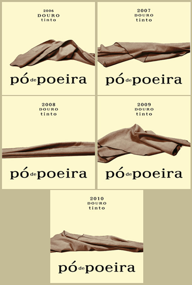 Этикетки Pó de Poeira разных лет